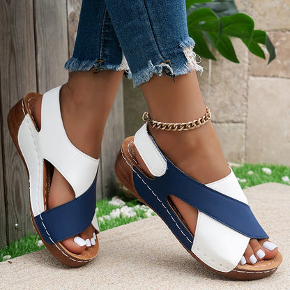 Shoes Women Sandals Summer Non-Slip Sandals Ladies Open Toe Walking Shoes Wedge Women Shoe Casual Footwear Sandal Women Female