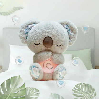 Soothen Snuggle Koala Toy Schlummer Koala Infant Breathing Baby Sleep Music Appease Softed Cute Little Lamb Otter Plush Toy