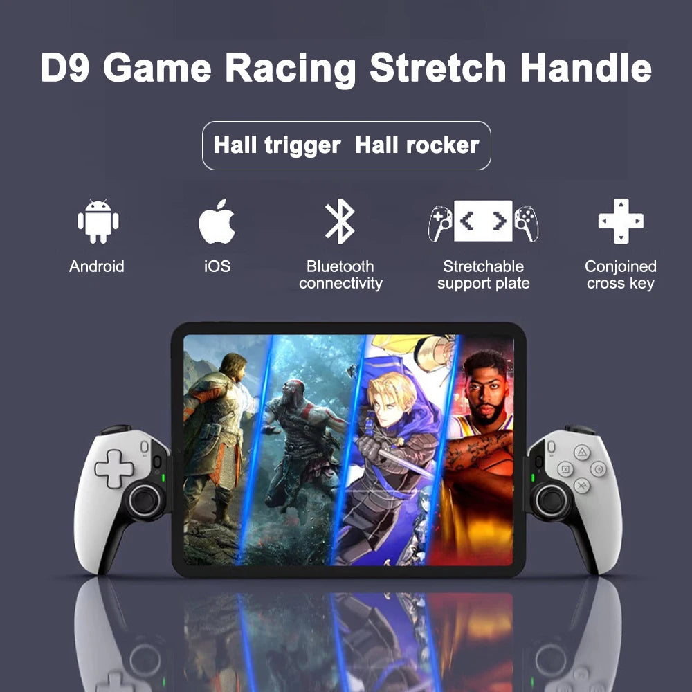 Wireless Portal Dual Hall Gamepad for Android Mobil Gaming Controller Support Game Streaming for PS5 PC Switch Tablets Joystick