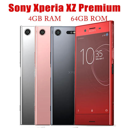 Sony Xperia XZ Premium G8141 G8142 Single/Dual Sim 4G S0-04J Japan Version RAM 4GB ROM 64GB 5.5" Original Unlocked Mobile Phone