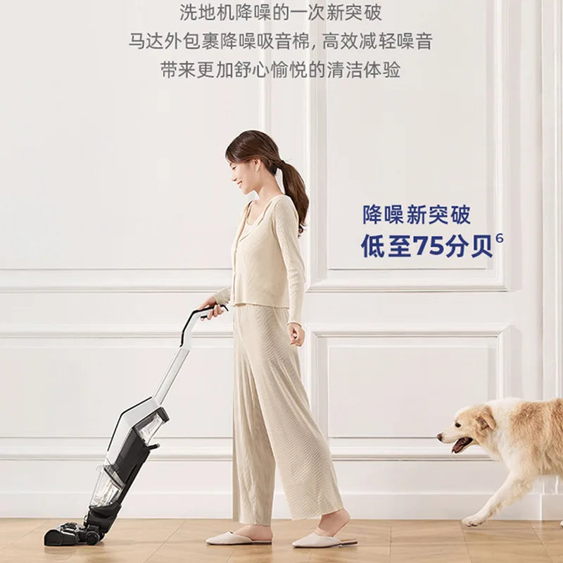 Bisheng Fourth Generation 4.0 Mopping and Suction Integrated Floor Scrubber Steam Cleaner Electric Mop Wet Kitchen Robots Water