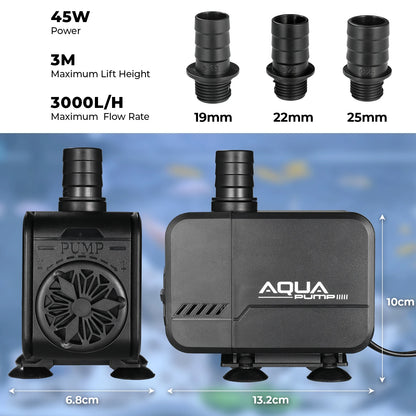 Submersible Water Pump for Pool Pond Aquarium Fish Tank Water Feature Fountain