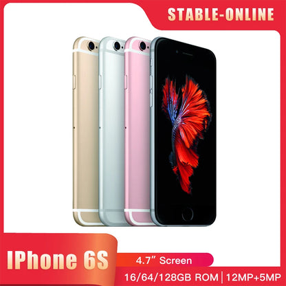 Original Unlocked Apple iPhone 6S 4.7" 2GB RAM 16GB 64GB 128GB ROM IOS Dual Core 12.0MP Camera Fingerprint 4G LTE Mobile Phone