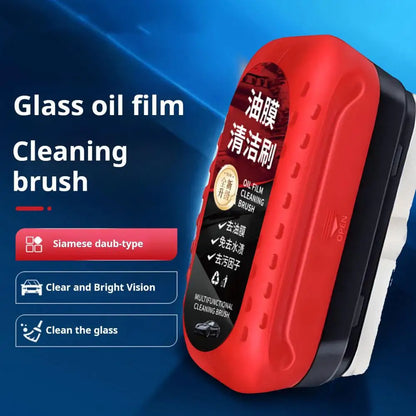 Automotive Oil Film Cleaning Brush Hydrophobic Glass Coating Protection Windshield Rain Repeller Car Glass Window Cleaning Board