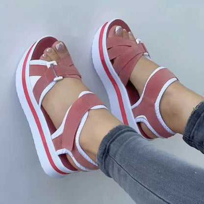 Women Shoes Sandals Summer Soft Women's Sandals Retro Shoes Woman Wedge Ladies Shoes Party Sandals Women Footwear Female