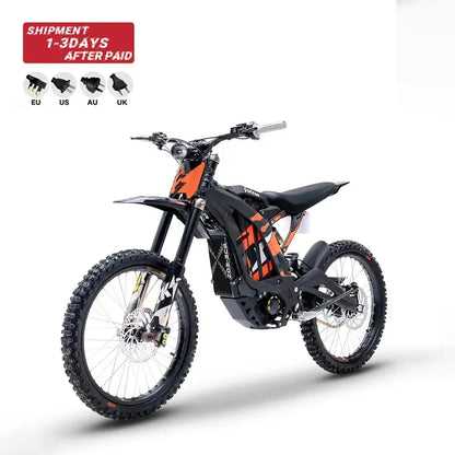 Surron Electric Dirt Bike 60V 6000w Powerful Mid Drive 250NW Torque Electric Bike E DirtBike 40AH Light Bee X Ebike E-Motorcycle