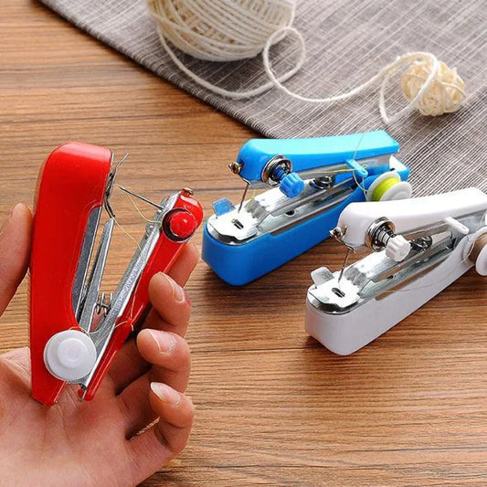 Household Mini Sewing Machines Needlework Cordless Hand-Held Clothes Portable Sewing Tool Handwork Tools Accessories