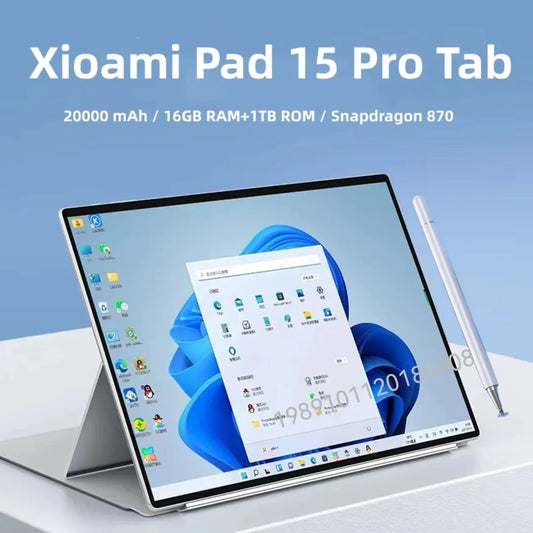 Global Version Tablets Xioami Pad 15 Pro 11 inch HD Original Tablet 5G Wifi Android PC Tablets Google Play Tablets PC Global