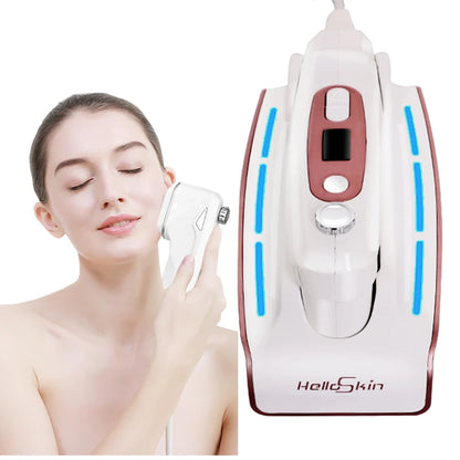 Hifu Focused Beauty Machine Mini Hifu Therapy Skin Tightening Facial Lifting Delicate Skin Whitening Device Anti Wrinkle Aging