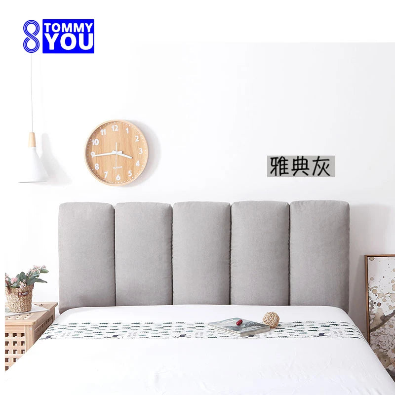 No Bedside Cushion Detachable And Washable Self-adhesive Tatami Soft Furniture Cushion Children's Wall Bed Backrest Headboards