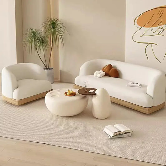 Dormitory Minimalista Living Room Sofa Wood Office Foam Sponge Japanese Mini Living Room Sofa Tatami Classic Divano Furniture