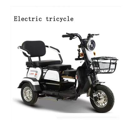 Electric Tricycle Elderly Mobility Scooter With armrest Leisure Electric Scooter 3 Wheel Disability Mini Small Portable Tricycle