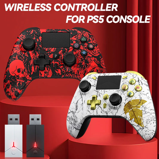 Gamepad For PS5 Console - P5 Wireless Controller, Dual Vibration Hall Effect, With Turbo Touchpad, Gaming Remote Accessories