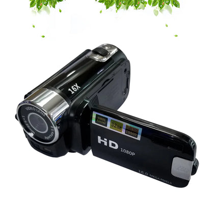 1080P LED Light High Definition Shooting Video Record Portable Camcorder Professional Digital Camera (Black)