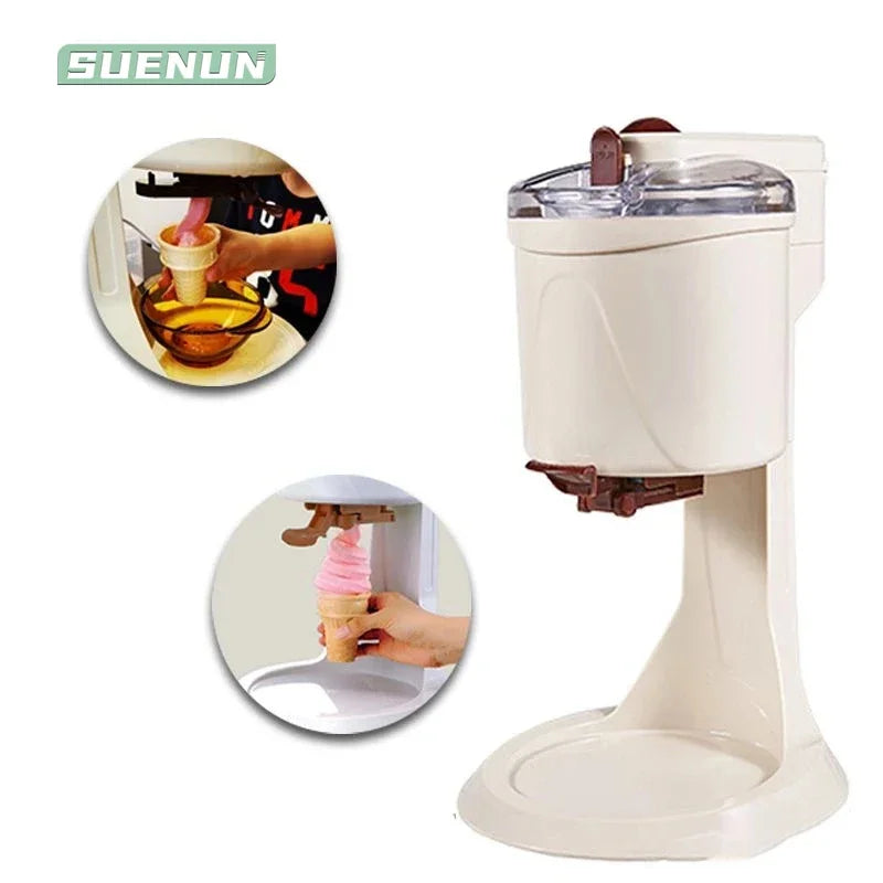 220V machine ice cream automatic mini fruit ice  machine home-made machine ice   mini small automatic yogurt