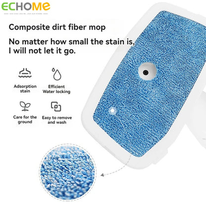 ECHOME Electric Steam Mop Hand-Held Household High Temperature Sterilization Mop Cleaning Floors Mite Removal Cleaning Machine