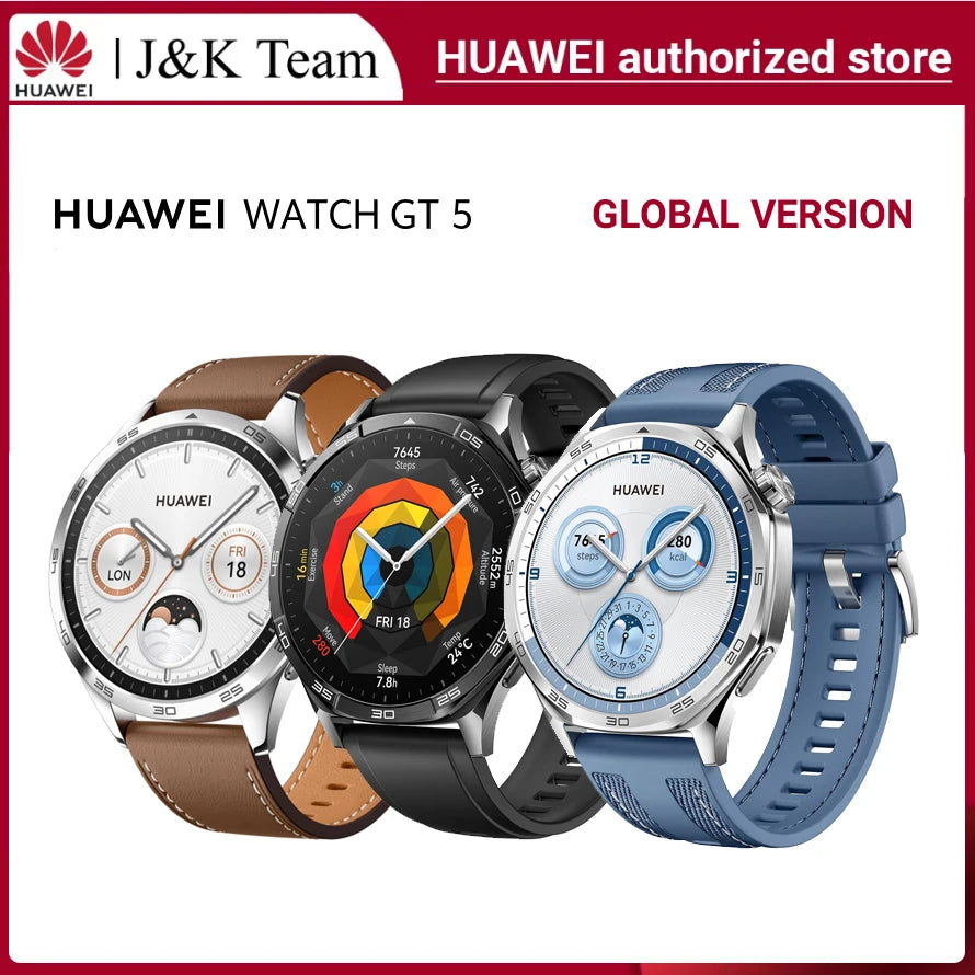 HUAWEI Watch GT 5 Smartwatch,Watch GT5 Pro,Global Version, Buit-in Map,Replay Message,compatible with iOS and Android