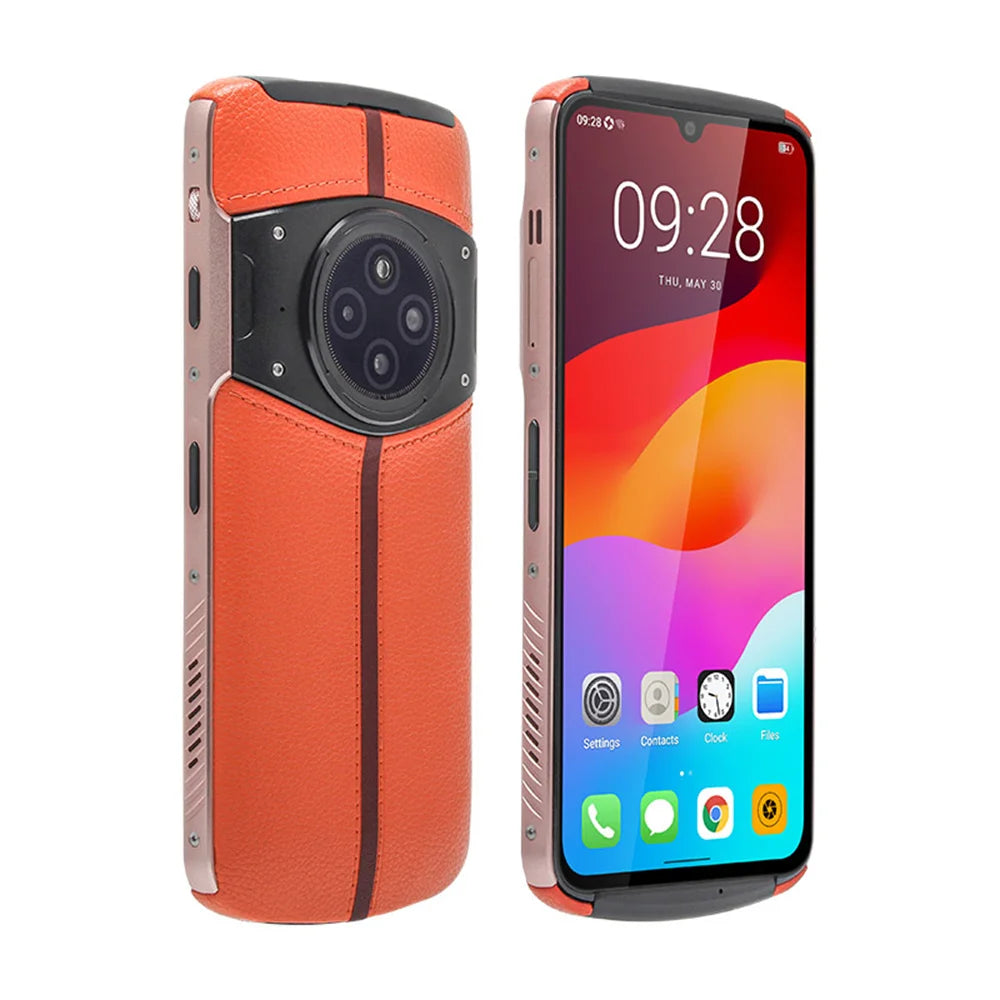 Uniwa PJ001 Rugged 4G Smartphones 6.72Inch FHD Octa Core 8GB+256GB Android 12 Projector Mobile Phone 5050mAh 18W Fast Charge NFC