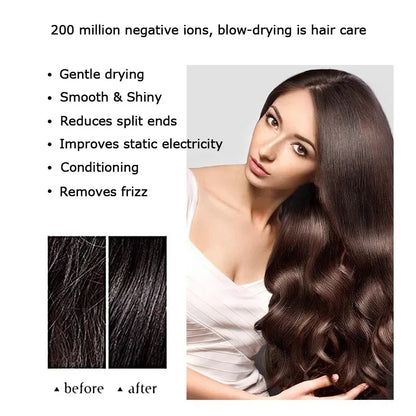 Leafless Hair Dryers Professional Blow Dryer Negative Ionic Blow Hair Dryer For Home Appliance With Salon Style