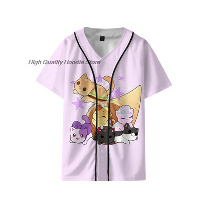 New style Aphmau Merch kids 100-4XL T Shirts Funny Men/women Clothing  Harajuku cartoon 3D print casual shirts  T Shirts kawaii