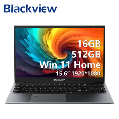 Blackview 15.6" Acebook 8 laptop 12th Gen Intel Alder Lake N97 16GB RAM 512GB SSD + expansion up to 1TB Windows 11 Home 15.6"