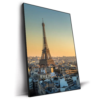 Photography Photo Paris - Eiffel Tower At Night Poster HD Wall Art Canvas Print Painting Pictures for Living Room Home Decor