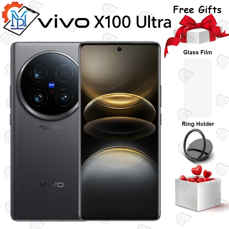 2024 Original Vivo X100 Ultra 5G Mobile Phone 6.78" 120Hz Screem Snapdragon 8 Gen 3 Camera 200MP Battery 5500mAh NFC Smartphone