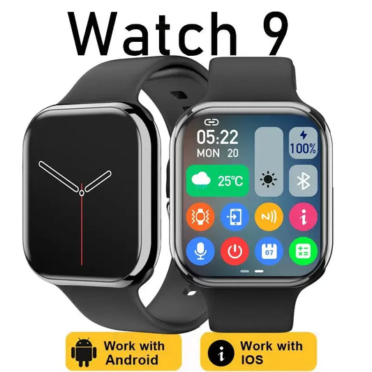 2024 GPS Smart Watch Women Series 9 Screen Bluetooth Call Heart Rate Blood Pressure Men Smartwatch for Apple Watch IWO Watch 9