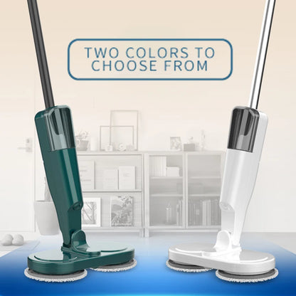 Electric Water Mop Cleaner Machine 360° Rotatable Spin Cleaning Mop Squeeze Wet and Dry Use Hand Push Household Floor Cleaning