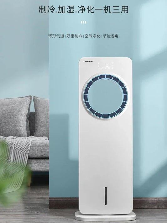 Conditioning Bedroom Home Cooler Cold Conditioner 220v Room Household Small Fan Desktop Floor Air Conditioners 220v