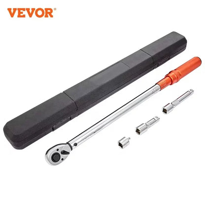 VEVOR Torque Wrench Set Mechanical Precision Pointer Hand Tools 1/2" 1/4" 3/8" Torque Wrench Mechanical Workshop Car Repair Tool