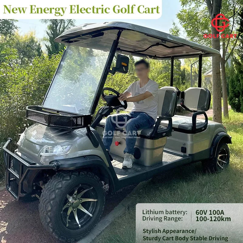 Electric Club Car Adults Electric Vehicle for Sale CE Manufacturer prices Design 4 Wheel Dsic Brake 2 Seate Golf Carts