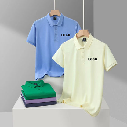 Size S-7XL Summer Short Sleeve Solid Classic Polo Shirts Custom Printed Design Photo Logo Business Staff Company Uniform LS-920