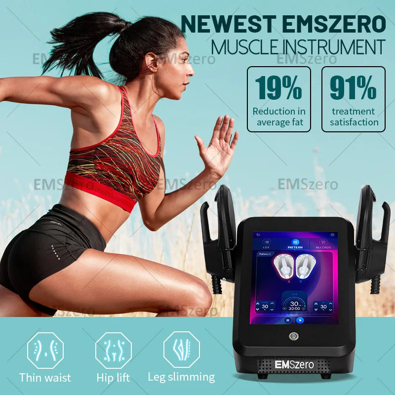 EMSzero Machine Sculpting Body Muscle Stimulation Massager EMS RF Sculpt 15 Electromagnetic Butt Fat Healthy Beauty Store Salon