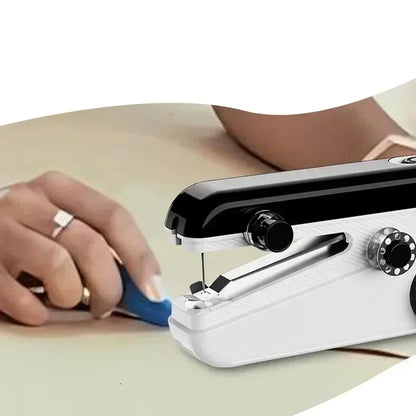 Handheld Sewing Machine,Mini Portable Electric Sewing Machine for Beginners,Fast Stitch Suitable for Fabrics,Clothes,Home Travel