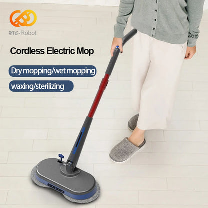 Wireless Electric Mop With Sprayer Floor Washing Mops With Self-spin To Clean Floor Handheld Smart Household Automatic Mop