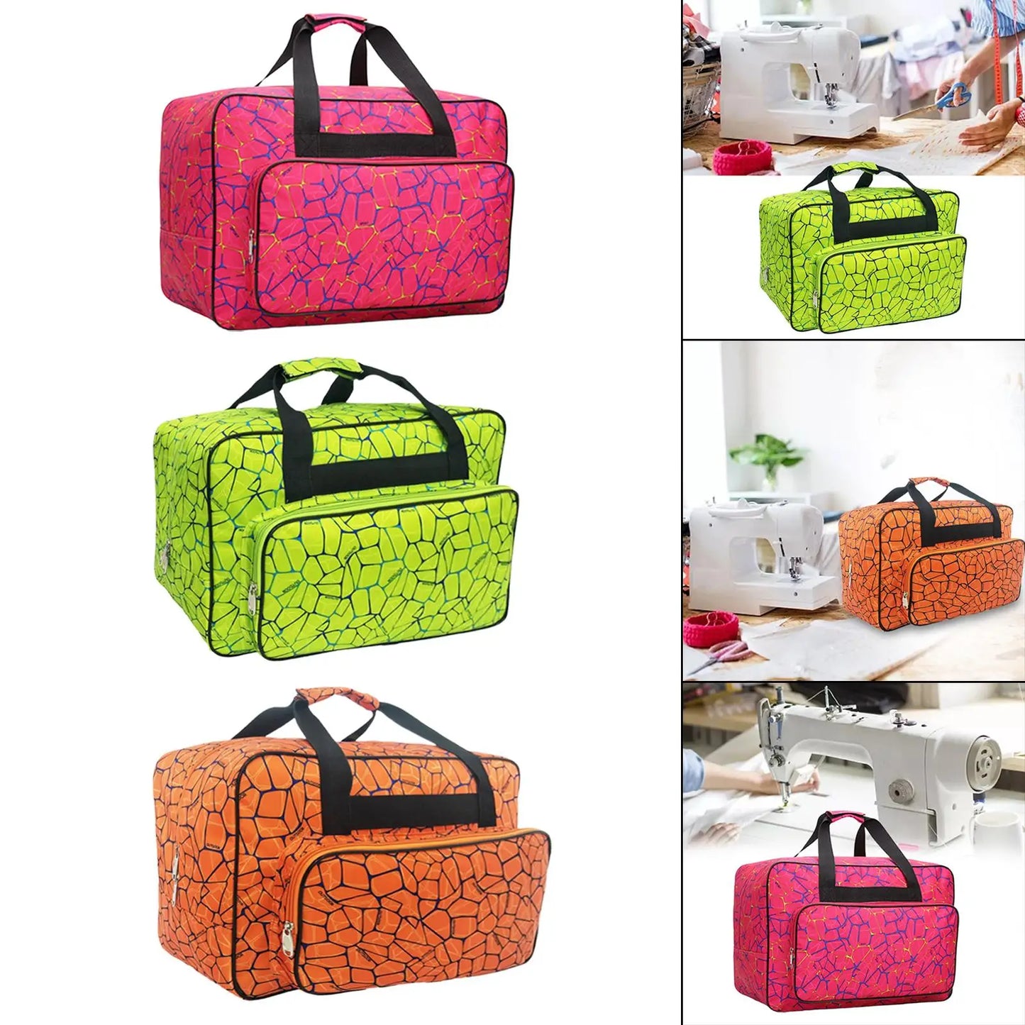 Muti-fuction Portable Sewing Machine Handbag Sewing Machine Pack Bag Tote Handbag Pouch Thread Hand Bags Dustcover Organizer