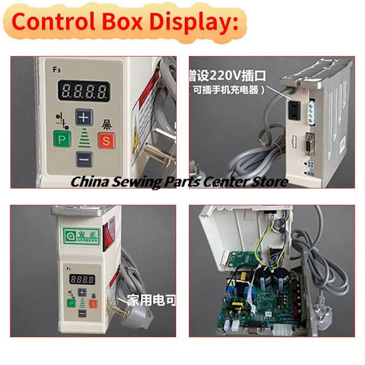 Energy-saving Direct Drive Motor 220v Control Box Pedal for Brother 842 Interlock Cantilever Industrial Sewing Machine Silent