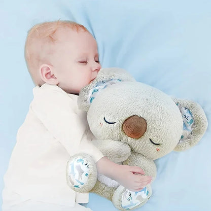 Soothen Snuggle Koala Toy Schlummer Koala Infant Breathing Baby Sleep Music Appease Softed Cute Little Lamb Otter Plush Toy