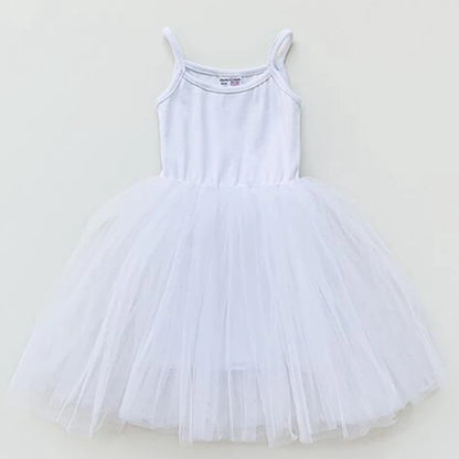 Fashion Summer Girls Slip Dresses Sleeveless Clothes Toddler Kids Mesh Princess Beach Dress Baby Girl Party Dresses For Children