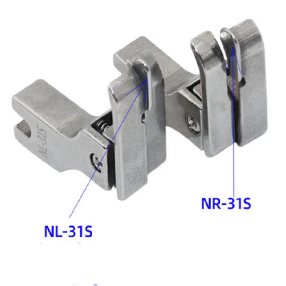 NR-31S NL-31S Right / Left Stitch in Ditch Guide Presser Foot for Industrial Lockstitch Sewing Machine Accessories Pack Waist