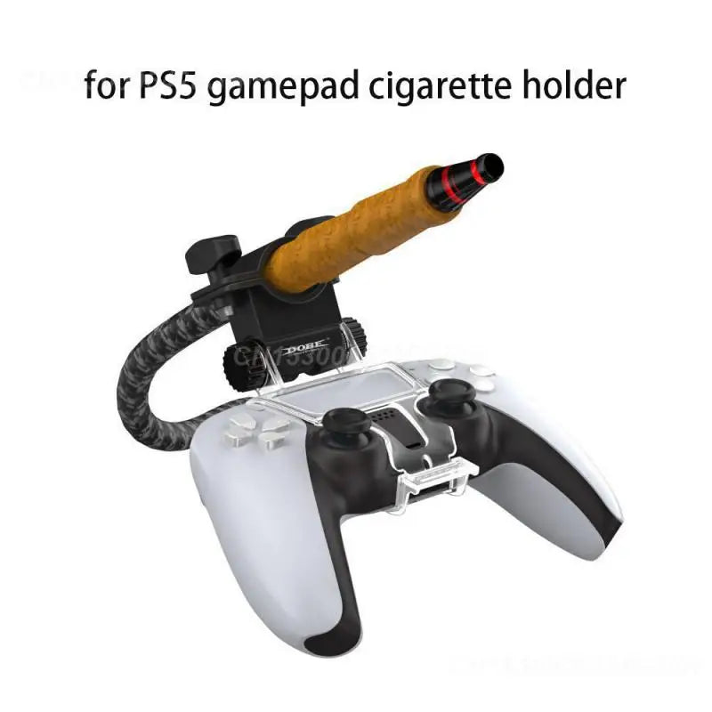 180 Degree Adjustable Smoking Shisha Gamepad Easily Smoke A Pipe While Playing Games Comfortable For Ps5 Controller And Pipe