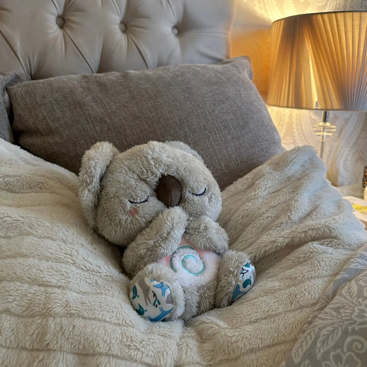 Soothen Snuggle Koala Toy Schlummer Koala Infant Breathing Baby Sleep Music Appease Softed Cute Little Lamb Otter Plush Toy