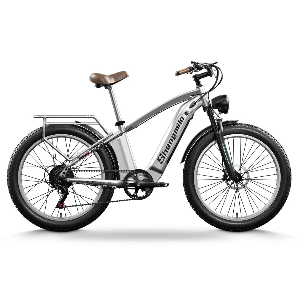 Shengmilo MX04 Electric Bike 1000W BaFang Motor 48V 17.5AH 26*3.0-inch Fat Tire Retro Ebike Mountain Snow Adult Electric Bicycle