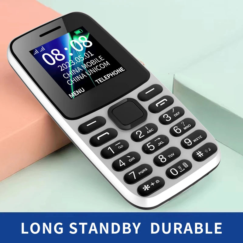 1866 (H11) Elderly Fashion 2G Cellphone 1.77Inches 32MB RAM 32MB ROM Dual SIM Torch Mobile Phone