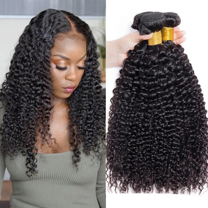 Mongolian Kinky Curly Human Hair Bundles – Wholesale Natural Extensions, 1/3/4 Pieces, Topper for Women, Free Shipping