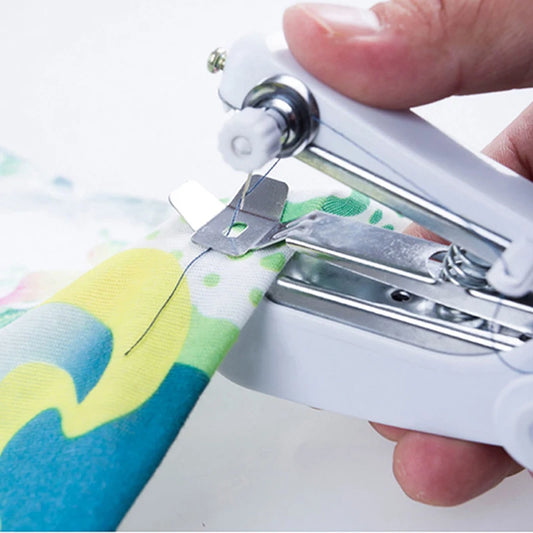 Hand-Held Sewing Machines Clothes Fabrics Sewing Machine Cordless Sewing Machine Stitch Sew Needlework Tool