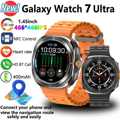 for Samsung Watch 7 Ultra 47mm Smart Watch IP68 Waterproof Bluetooth Call Compass Smartwatch for Men Women 1.43" AMOLED Screen