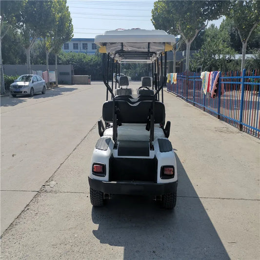 JIAKUMA 8 Seater Four Wheel Sightseeing Scooter Car Golf Buggy Electric Club Cart