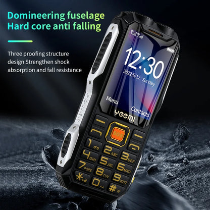 Q8 GSM 2G Rugged Mobile Phone Big Battery Double Flashlight 2.4inch HD Screen Dual Sim Large Button Cheap Cellphone For Elderly